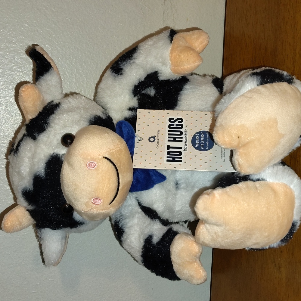 Black and White Cow Plush Toy